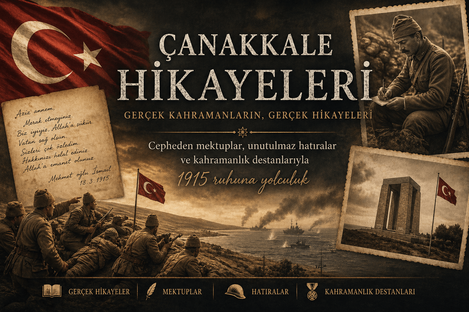 Çanakkale Savaşı hikayeleri, 1915 Gelibolu cephe hatıraları