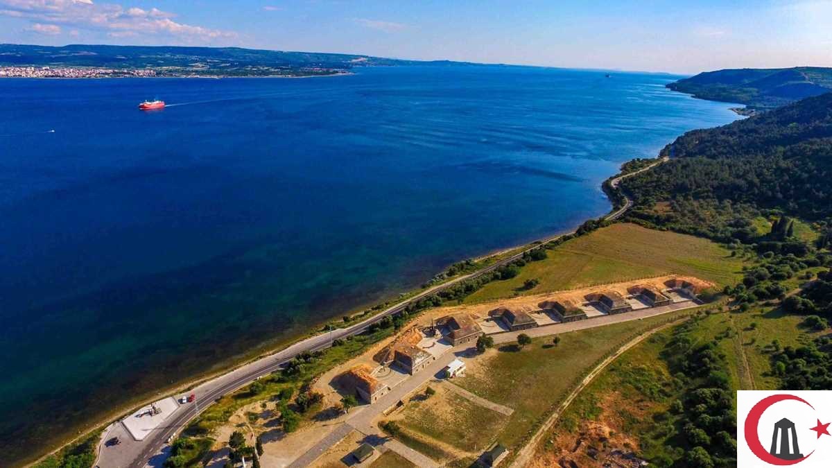 Rumeli Mecidiye Tabyası Havadan Görünüm