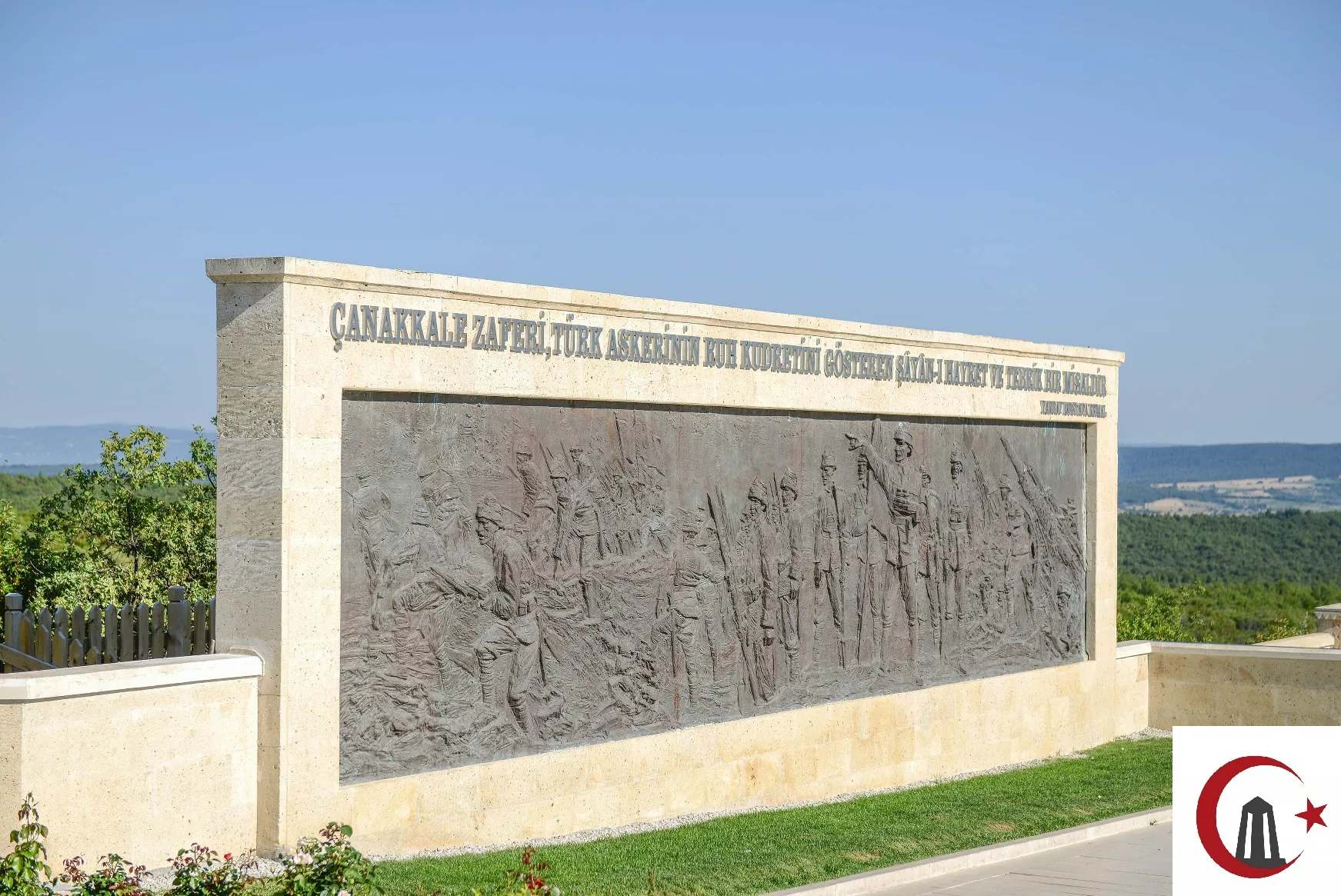 57. Alay Tarihi, Şehitliği ve Anıtı 57. Alay Şehitliği Karşı Taarruz Rölyefi