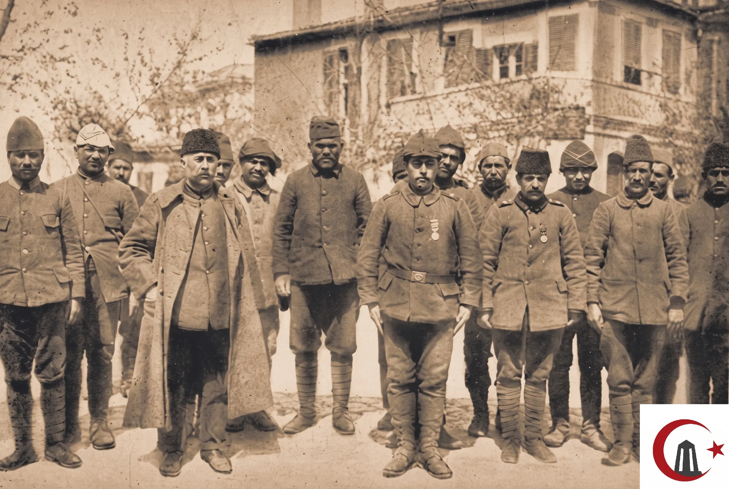 Bigalı Mehmet Çavuş Çanakkale Cephesi’nde tüfeği bozulunca kürek ve taşlarla savaşan Bigalı Mehmet Çavuş’u temsil eden görsel