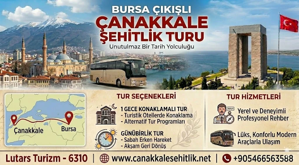 Bursa'dan Çanakkale Turları