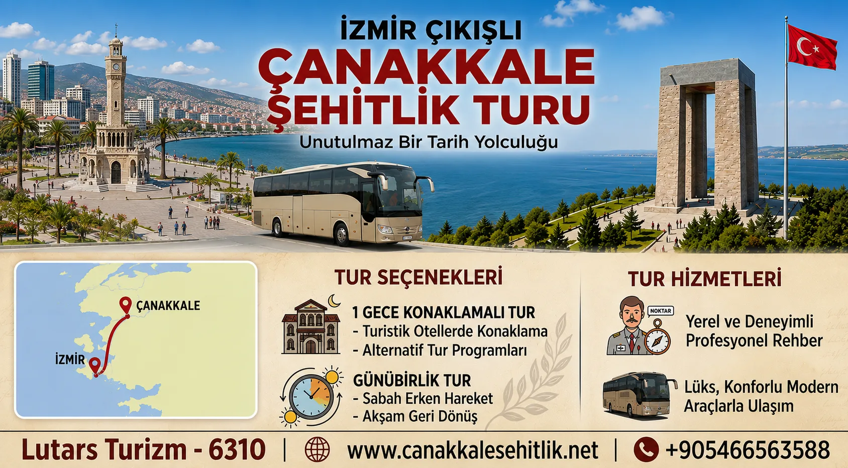 İzmir'den Çanakkale Turları